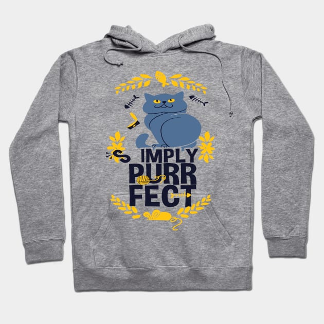 Simply Perfect Cat Hoodie by eufritz